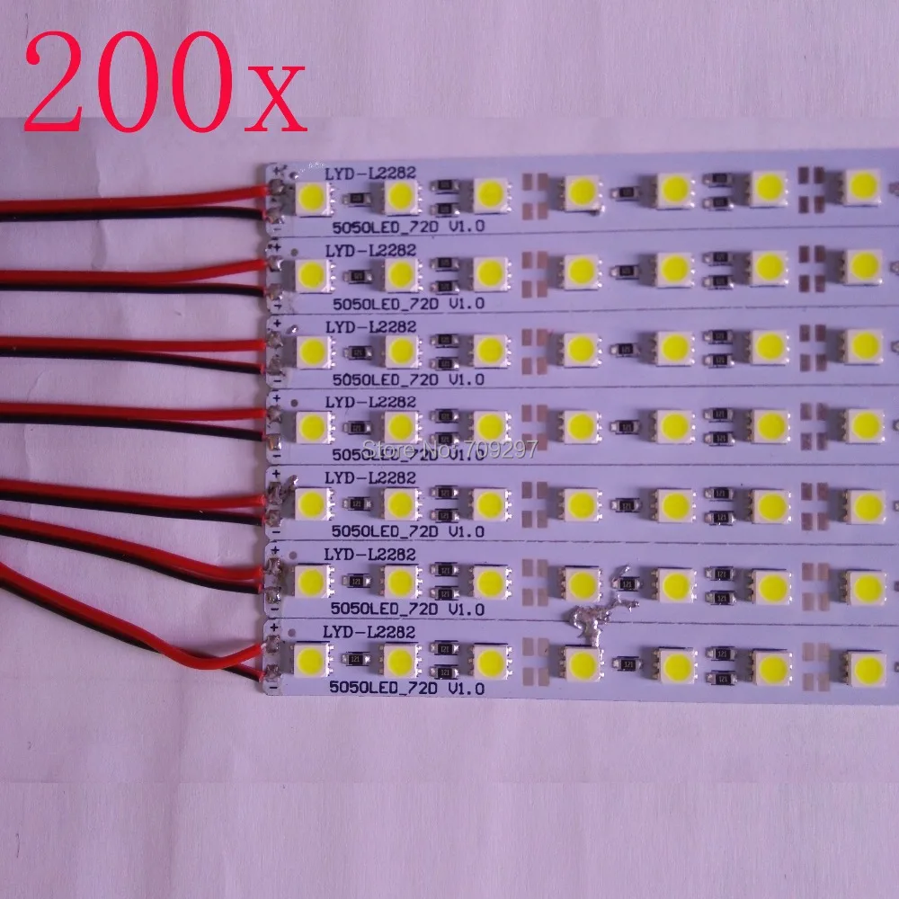 Бесплатная доставка DHL высокое качество 5 лет гарантии 200 шт./лот 16 Вт ~ 18 5050