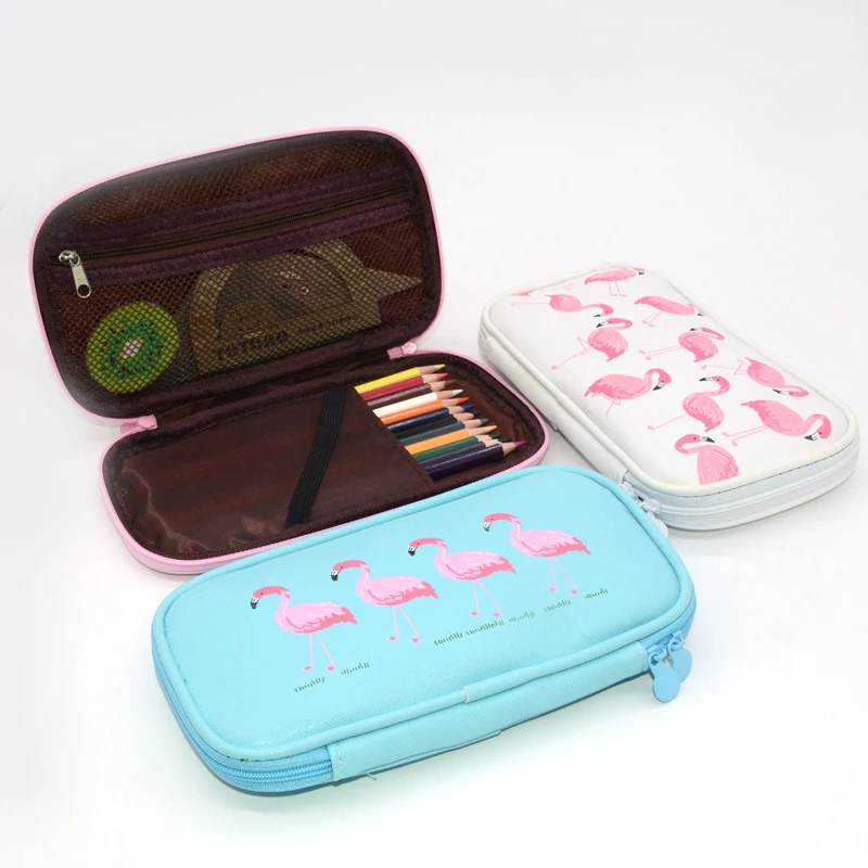 Чехол-карандаш с Фламинго Etui Pennen Papeleria Lapices Estuches Kawaii Kids Box School Trousse Scolaire Stylo Astuccio Kalemlik