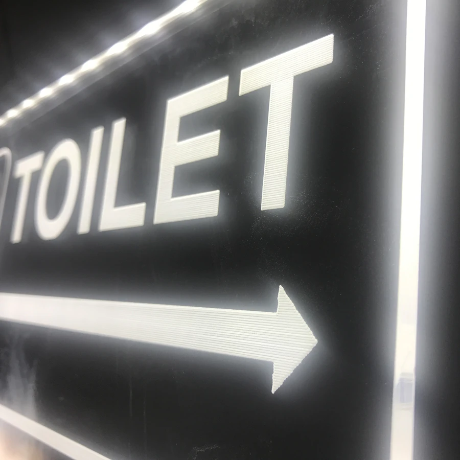 Электронный светодиодный светильник ed Signs для деловых дисплеев туалет и