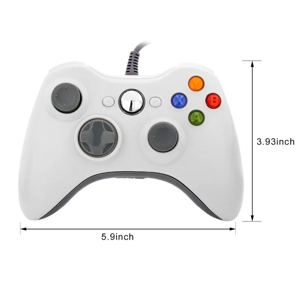 Проводной джойстик USB проводной геймпад игровой контроллер для microsoft Xbox для Slim 360 PC джойстик игровой контроллер для мальчика