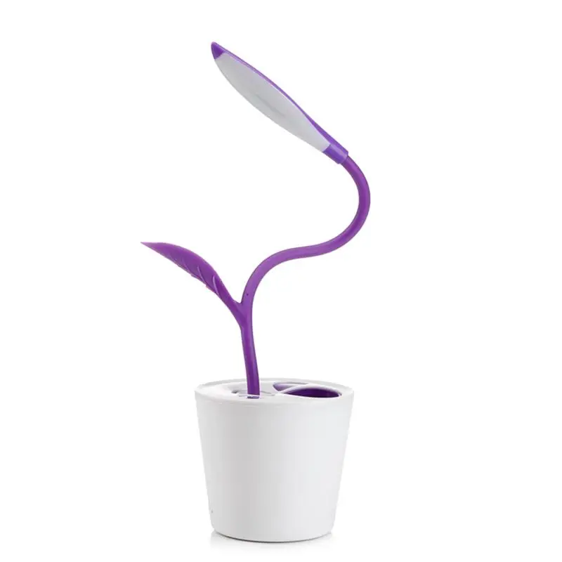 LED зарядка через USB настольная лампа Портативный touch затемнения ночник ручки