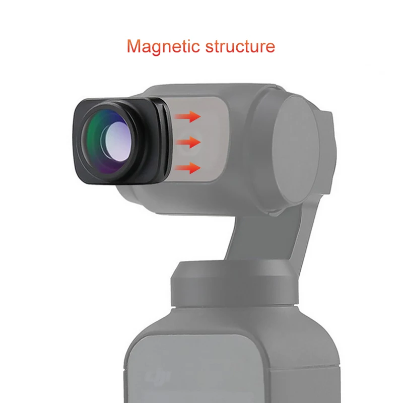 DJI OSMO Pocket Camera Portable Magnetic Wide-angle Lens Handheld Gimbal Wide Angel Accessories | Электроника