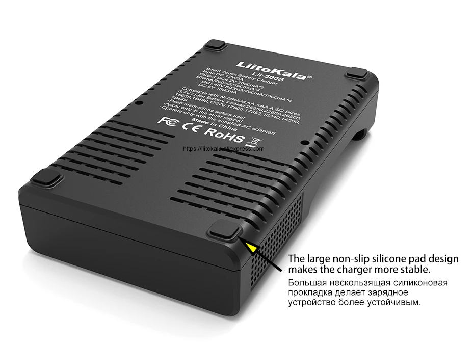 LiitoKala Lii-500S зарядное устройство 18650 зарядное устройство для 18650 26650 21700 AA AAA батареи Тест емкость батареи сенсорное управление