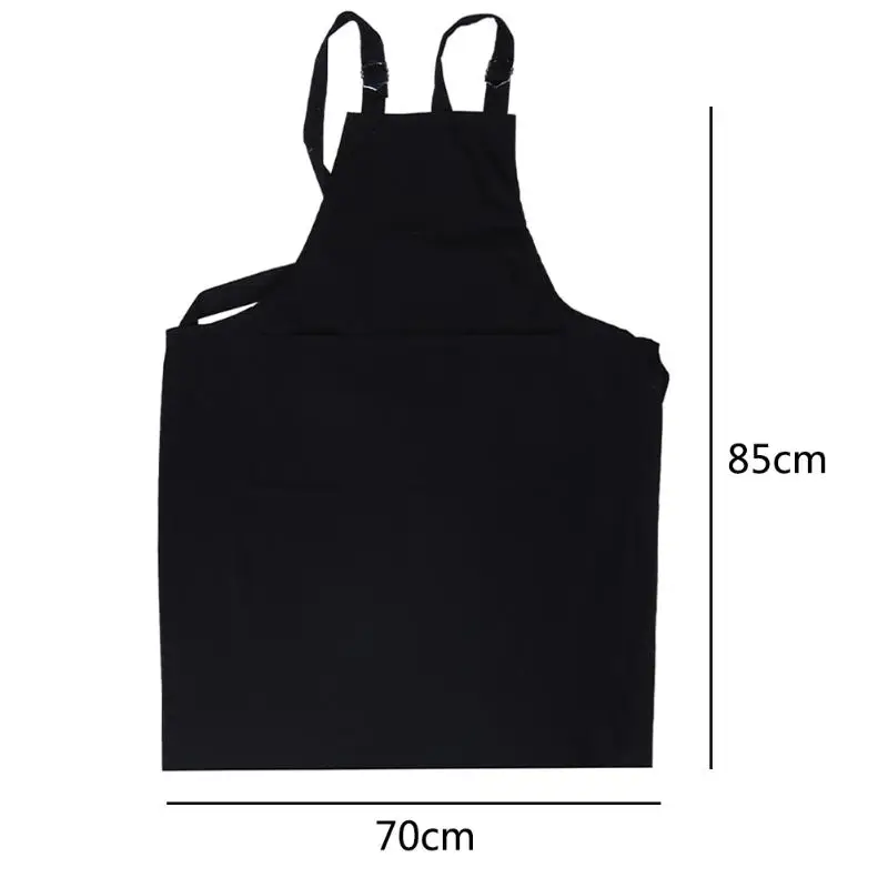 

Unisex Adjustable Bib Apron for Cooking Baking Solid Durable Apron Chef Waiter Kitchen Apron