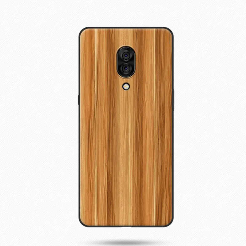 008 Brown Чехол для lenovo Z5 Pro, мягкий силиконовый чехол из ТПУ с изображением деревянного камня, чехол для телефона для lenovo Z5 Pro, гибкий защитный противоударный чехол - Цвет: 008 Brown