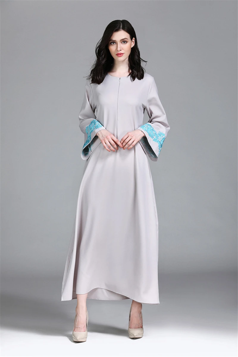 

Abaya Dubai Muslim Dress Costumes Islamic Clothing Turkish Arabic Eid Mubarak Gown Women