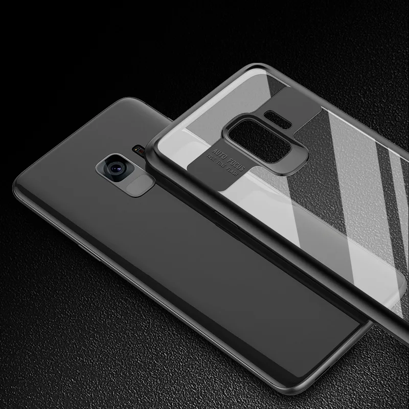 2018 новая встроенная чехол для Samsung S9 S8 Plus Полный Защитный Силиконовый ТПУ PC Galaxy Note