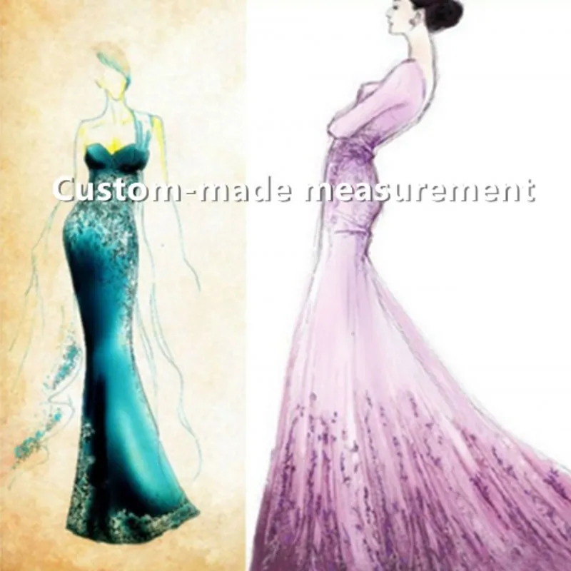 2017 Новая Мода Касабланка Свадебное Платье С Длинными Рукавами русалка Суд поезд