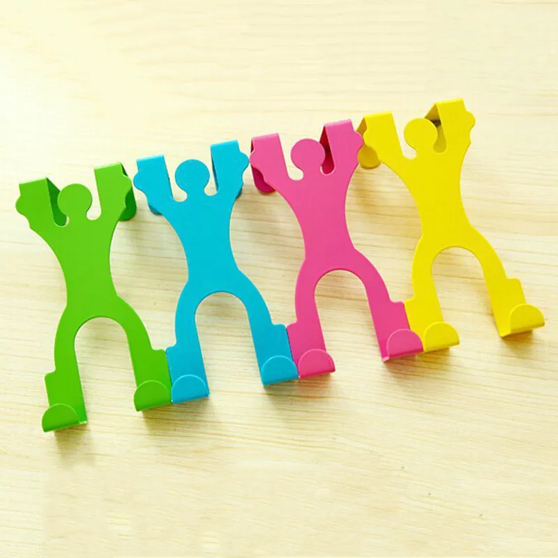 Hot Sale Door Hooks Stainless Steel Super Hero Kitchen Hooks Clothe Cabinet Hanger Bathroom Towel Clothes Holder Home Accessorie