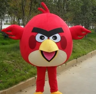 2014 Новый Прочный костюм талисмана Angry Red Bird Бесплатная доставка | Тематическая