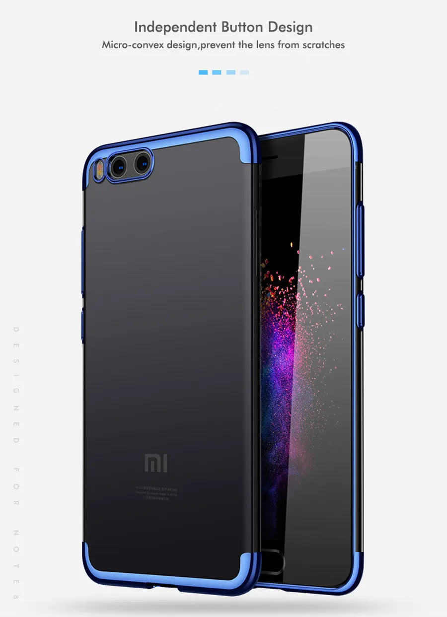 Роскошный мягкий ТПУ чехол для Xiaomi Redmi Note 4X 5 5A Pro прозрачный силиконовый Max3 Mix2s 8 SE |