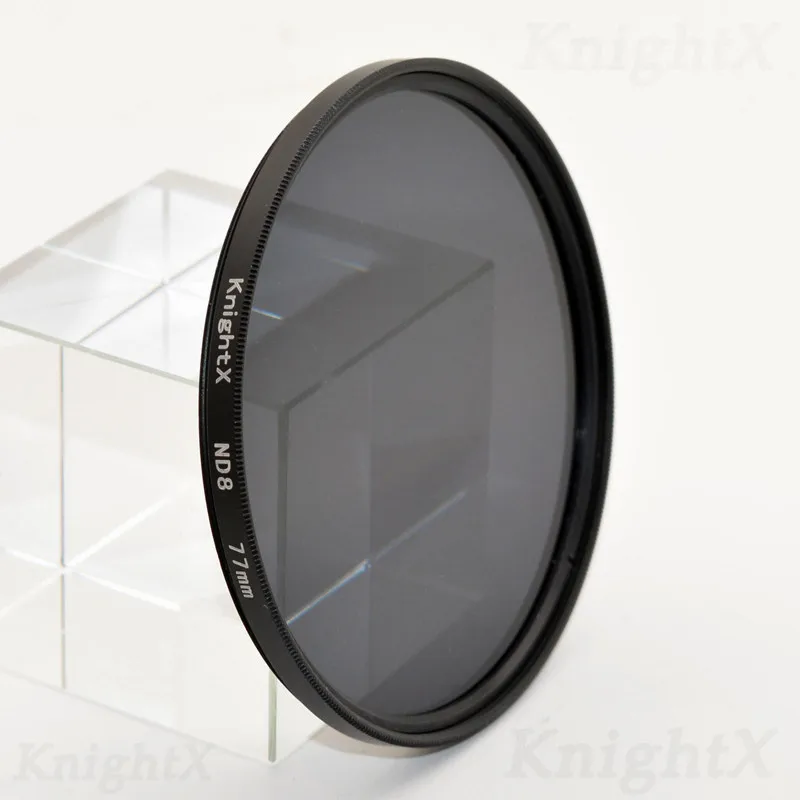 ND8 KnightX 24 цвета защитный УФ-фильтр для ND CPL для nikon canon комплект 1200d d3300 комплект d70 d600 dslr фото 700d d5500 49 52 55 58 62 67 72 77 мм - Цвет: ND8