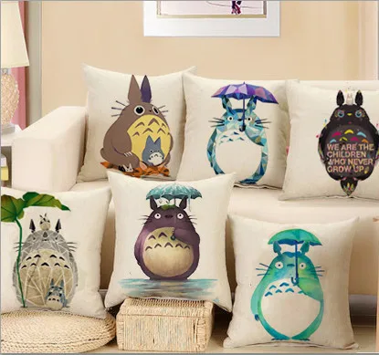 Бесплатная доставка/мультяшная анимация hayao miyazaki totoro фиксирующая Подушка для