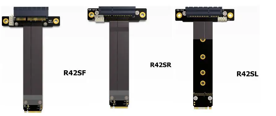 Riser PCIe 4 PCI E 4x к M.2 NGFF NVMe Key M key карта расширения Express x4 Gen3.0 32G/bps удлинитель ленточный