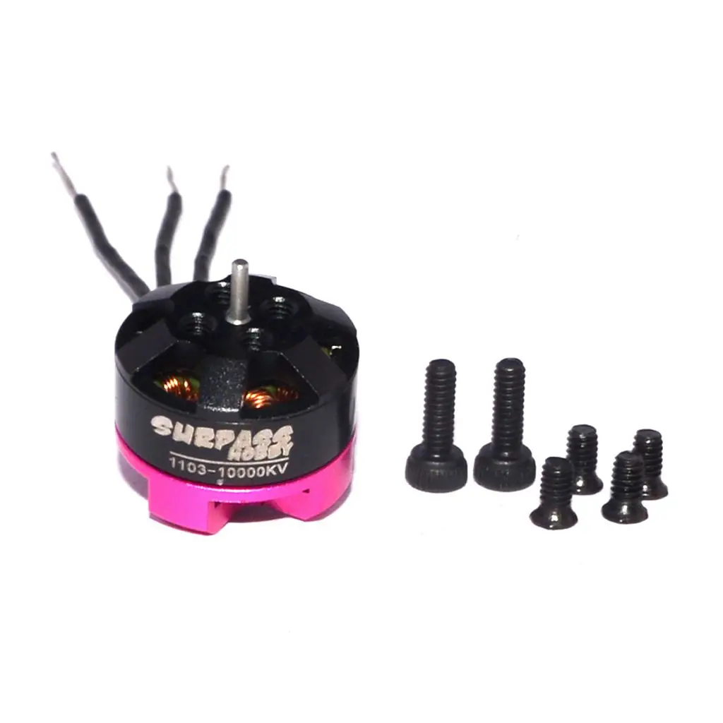 FBIL-SURPASS HOBBY 4 шт. 1103 10000KV 2S бесщеточный двигатель CW/CCW Для 80 90 100 миниатюрного