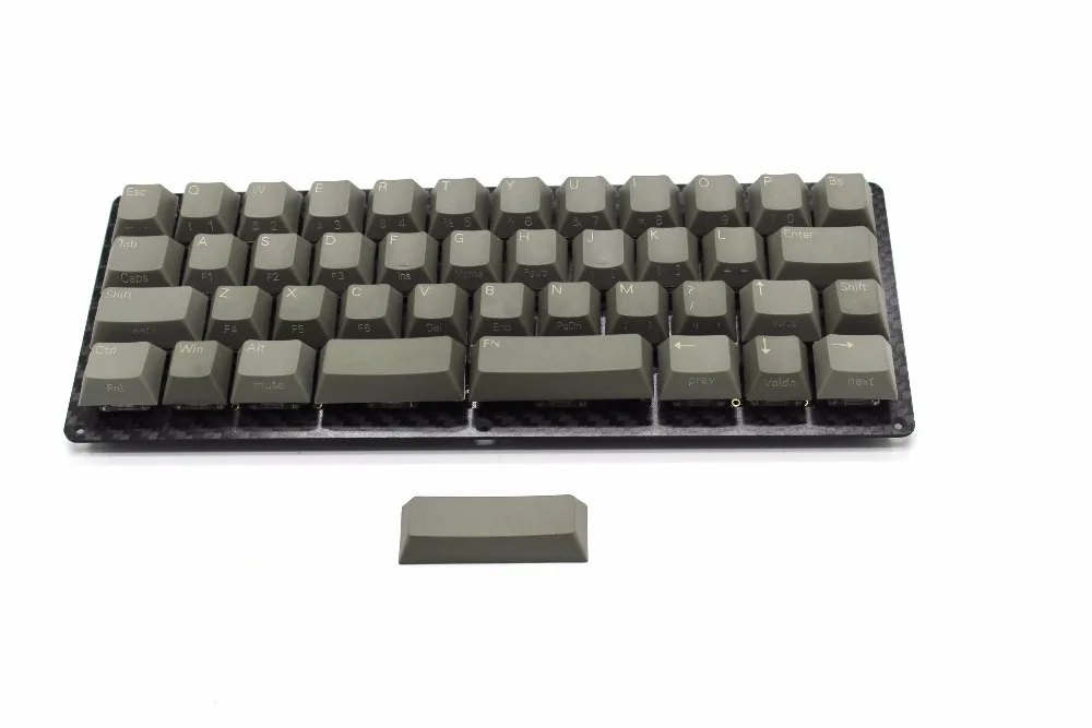 YMDK 40% заказной толстый профиль PBT Cherry OEM набор ключей для AMJ40 милая механическая