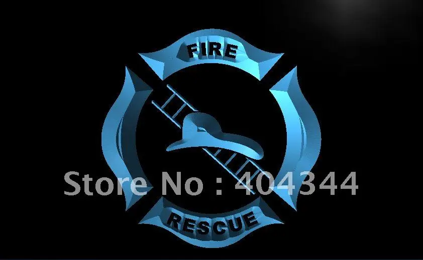 

LB901- Firefighter Helmet Ladder Fire NEW Light Sign home decor crafts