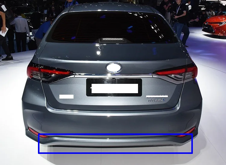 Для Toyota Sedan Corolla E210 Prestige Altis 2019 2020 ABS задний бампер Противоскользящий протектор