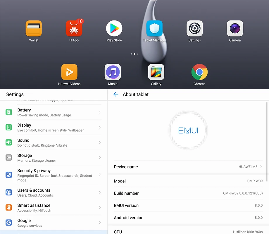 Официальный Встроенная память huawei Mediapad M5 10,8 ''4 GB Оперативная память 32 ГБ Встроенная память huawei M5 планшетный 10,8 Android 8,0 Kirin 960 Octa Core 2560x1600 7500 mAh