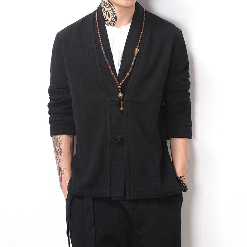 Традиционная китайская одежда для мужчин мужская куртка бомбер пальто зимняя