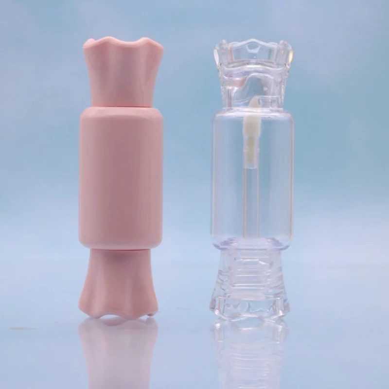 Пикантный красный пустой тюбик для блеска губ многоразовый образец сделай сам