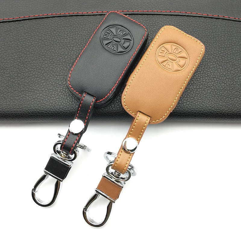 Чехол для автомобильных ключей из натуральной кожи Toyota RAV4 2009 2011 RAV 4 Yaris 3 кнопки