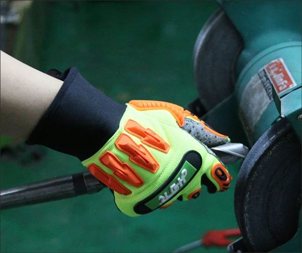 Ударопрочные нефтяные и газовые промышленные защитные перчатки с защитой от