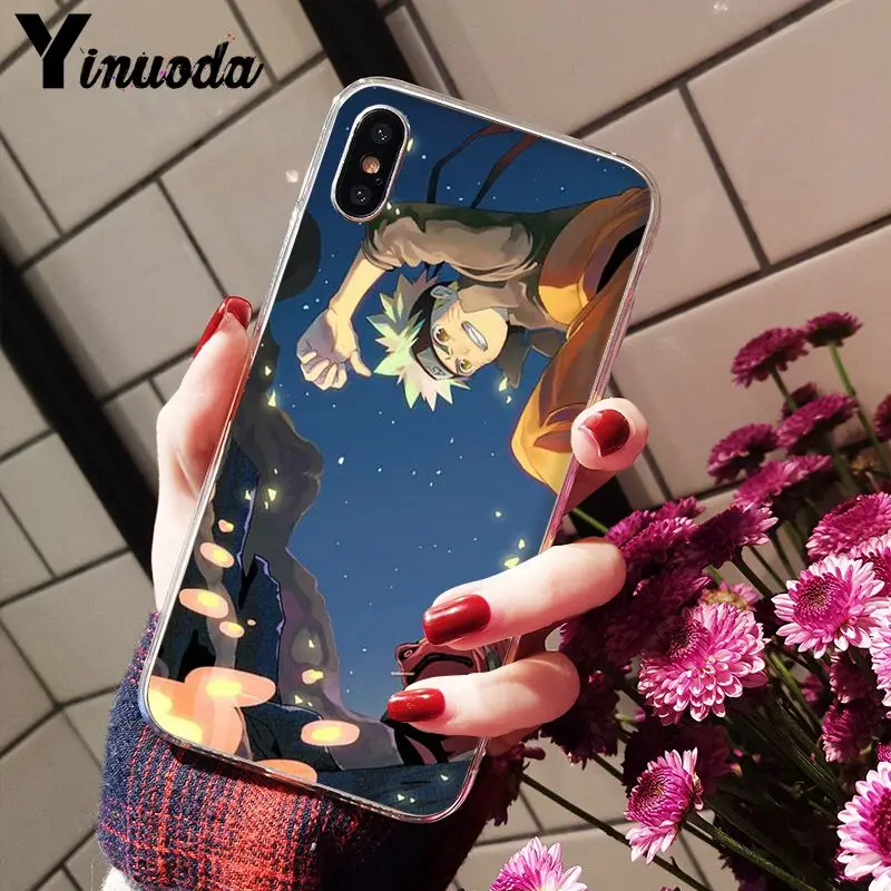 Yinuoda Hokage Naruto Kakashi Japanese anime Colorful Cute Phone Accessories Case for iPhone 8 7 6 6S Plus X XS MAX 5 5S SE XR | Мобильные