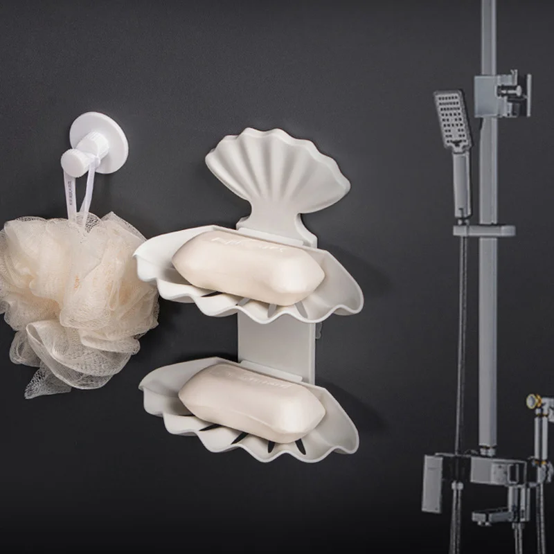 Корпус двойной слив для ванной комнаты домашняя Коробка мыла держатель душа