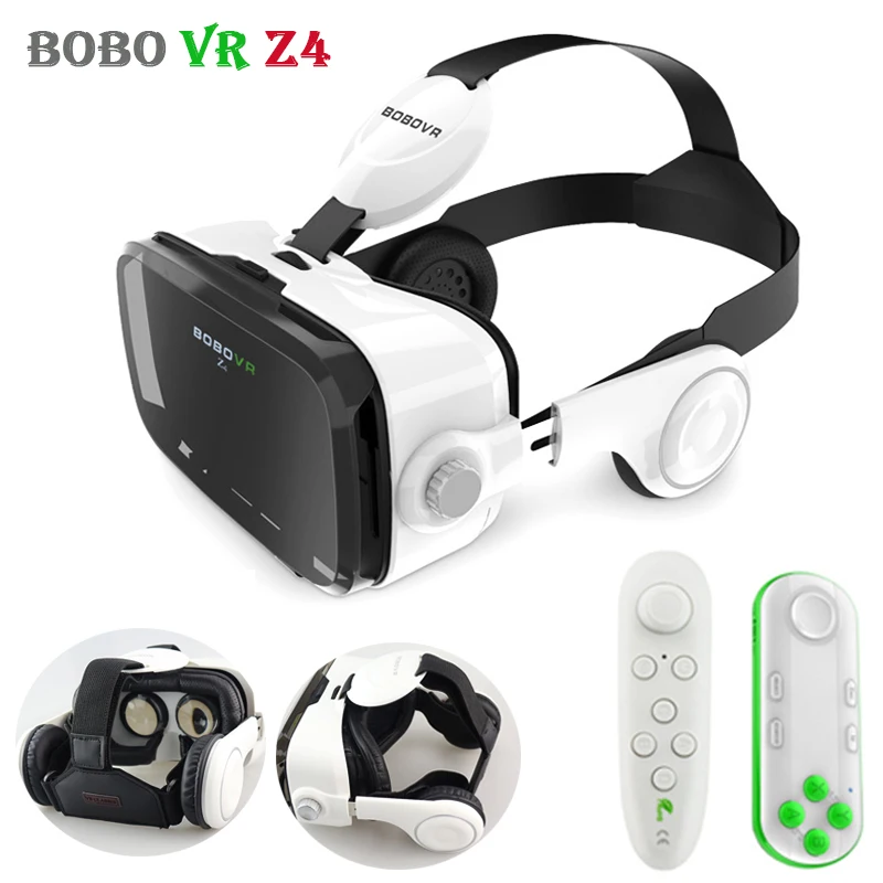 Оригинальный BOBOVR Z4 кожаный 3D картонный шлем виртуальной реальности VR очки