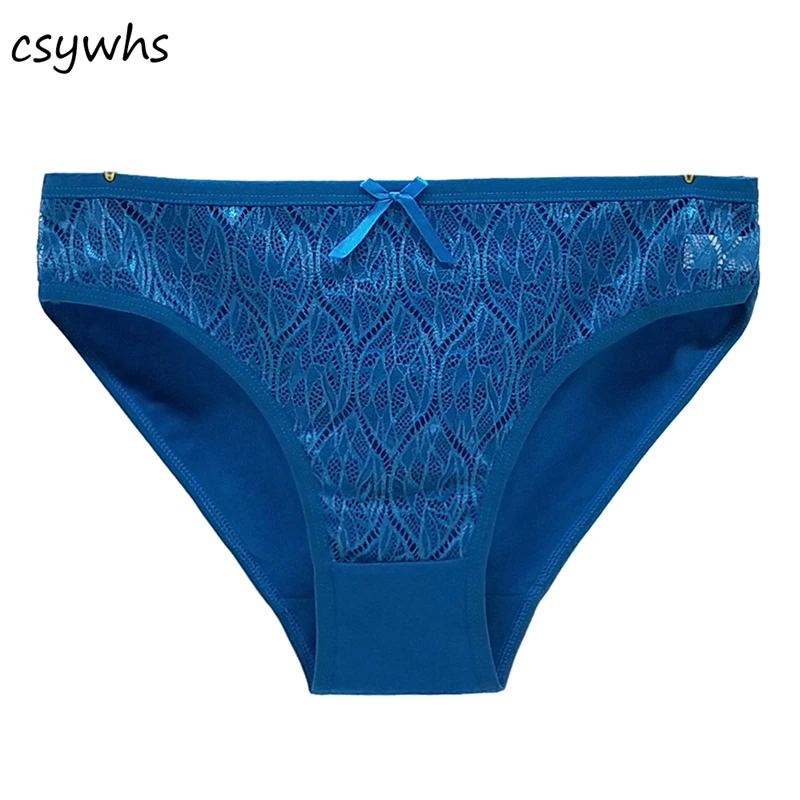 CSYWHS 1 шт. сексуальные трусики женские прозрачные кружевные трусы хлопковое
