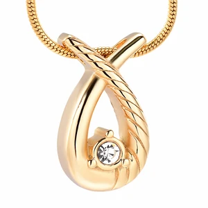 2022 Hot Selling Memorial Funeral Diamonds Jewelry Cremation Urn Pendant  Ashes Holder Keepsake Necklace for Women
