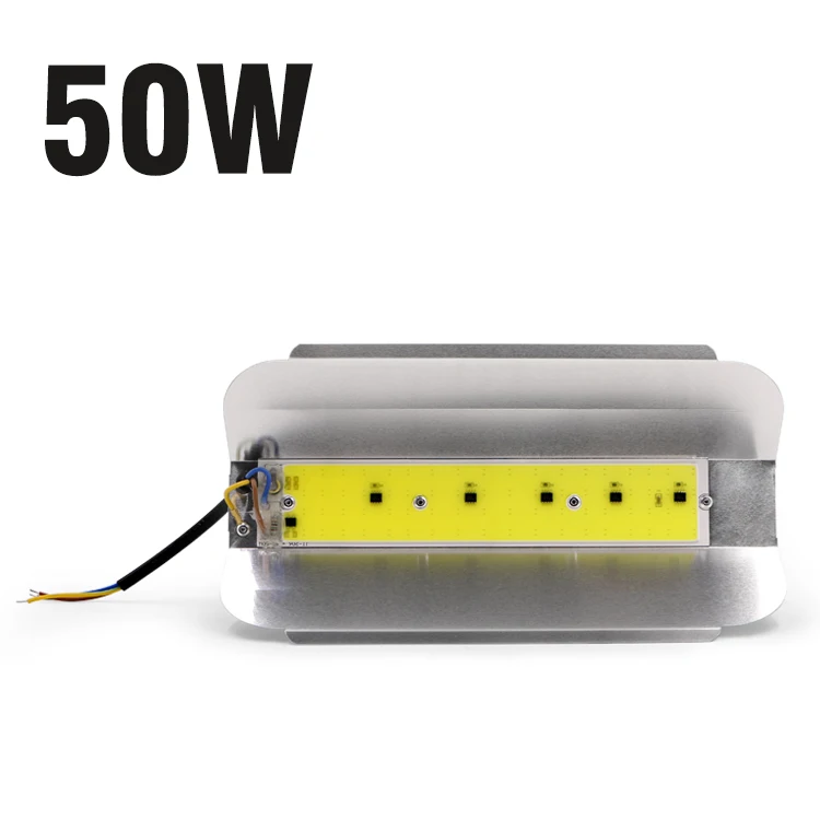 50W COB light EnwYe 50 Вт 100 Вт COB простой прожектор 220 В Светодиодный прожектор Refletor LED Наружное освещение Gargen лампа новейшая - Испускаемый цвет: 50W COB light