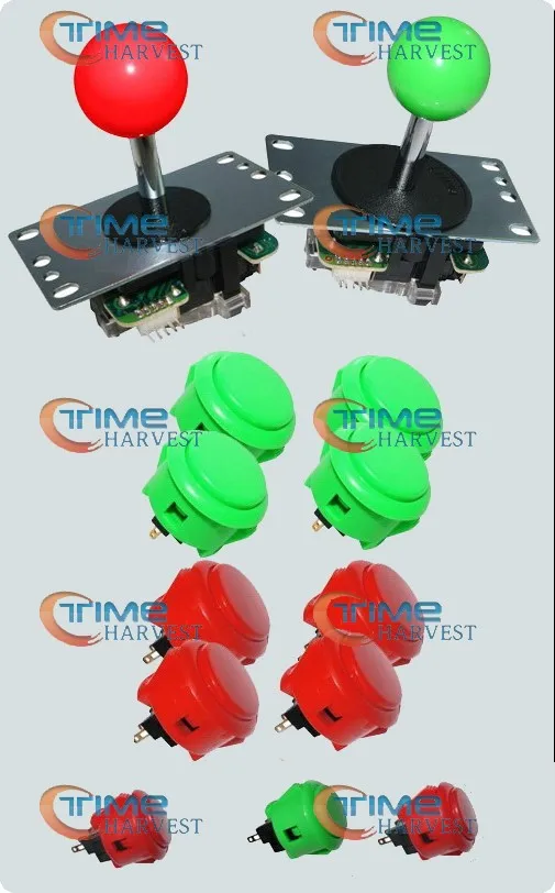 DIY аркады палочки части пачки/панель управления аксессуары пакет с оригинальной