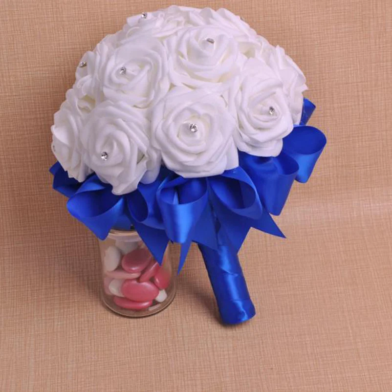 Свадебные букеты с кристаллами украшение для свадьбы подружки невесты букет