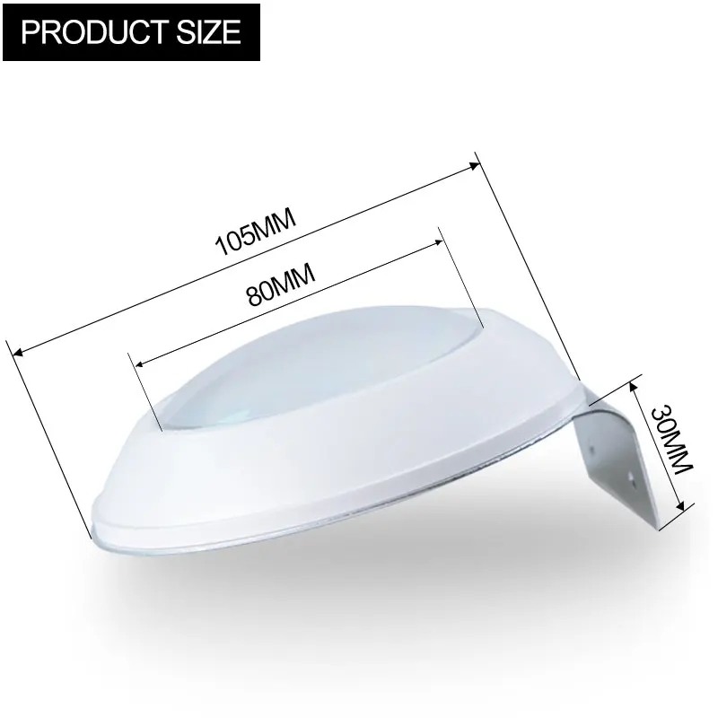 Светодиодная лампа ATcomm на солнечной батарее водонепроницаемая IP65 датчик радара