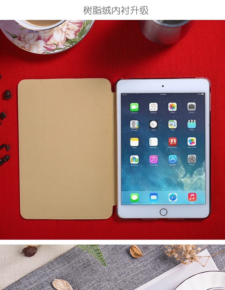 Япония st'y'le Чехол-книжка на магнитной застежке чехол Чехол для iPad Pro 9,7 10,5 11 12,9 воздуха Air2 Mini 2 3 4 планшетный чехол для iPad 9,7