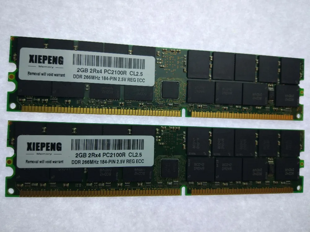 Для Sun Blade X8400 Fire X4100 X4200 RAM 2GB DDR 400MHz PC-3200 REG 4G 266 PC2100 333 PC2700 184p ECC зарегистрированная