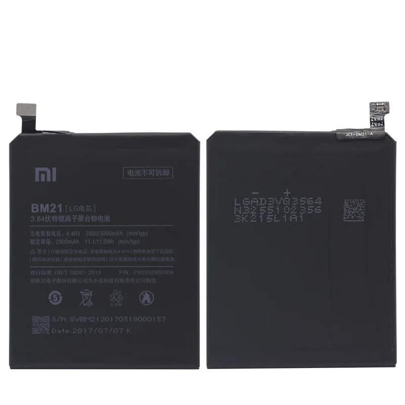 Оригинальный аккумулятор для телефона BM21 Xiaomi Mi Note 3 GB Оперативная память высокое
