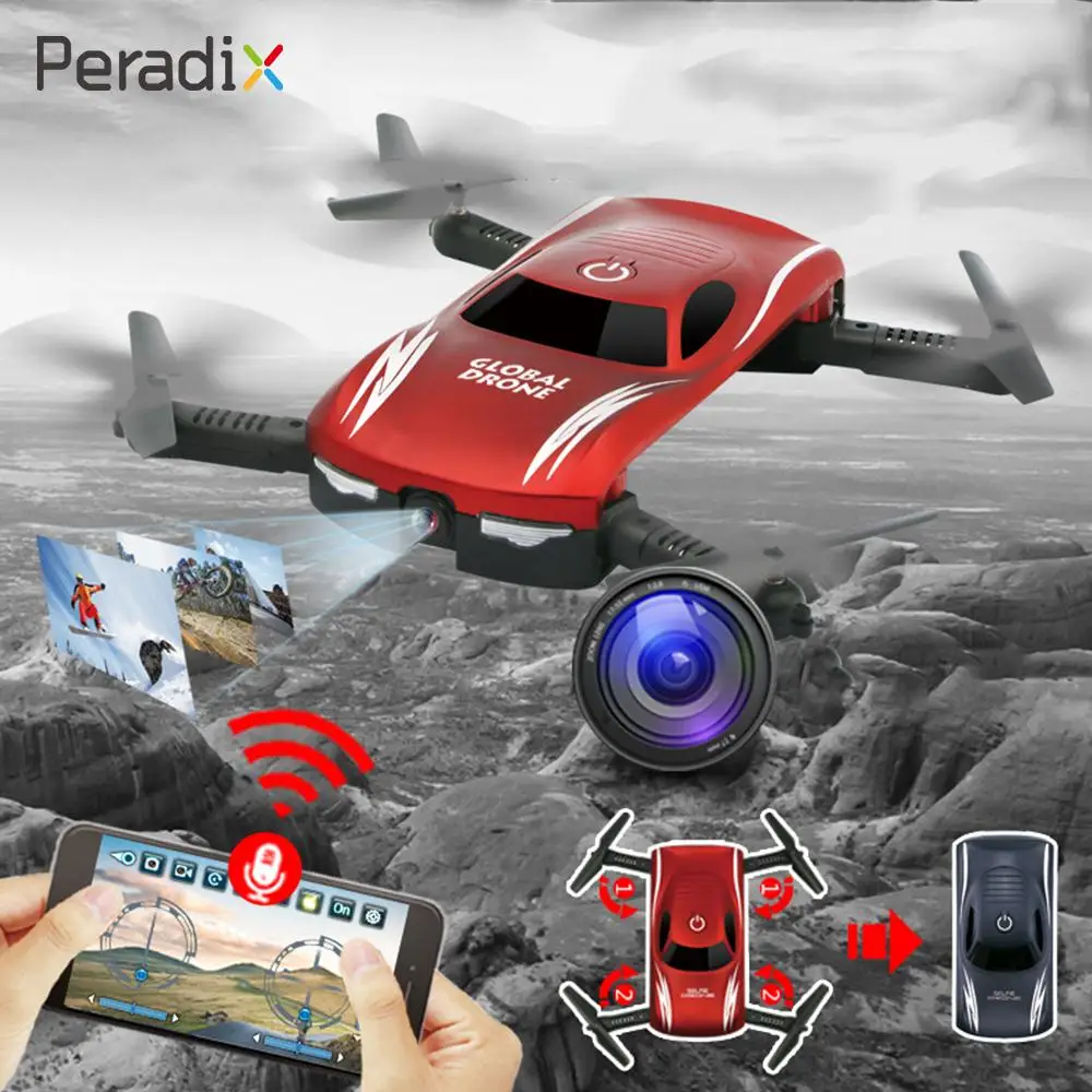 Мини Drone RC Quadcopter самолета дистанционного мини App Управление голос gw186 видео