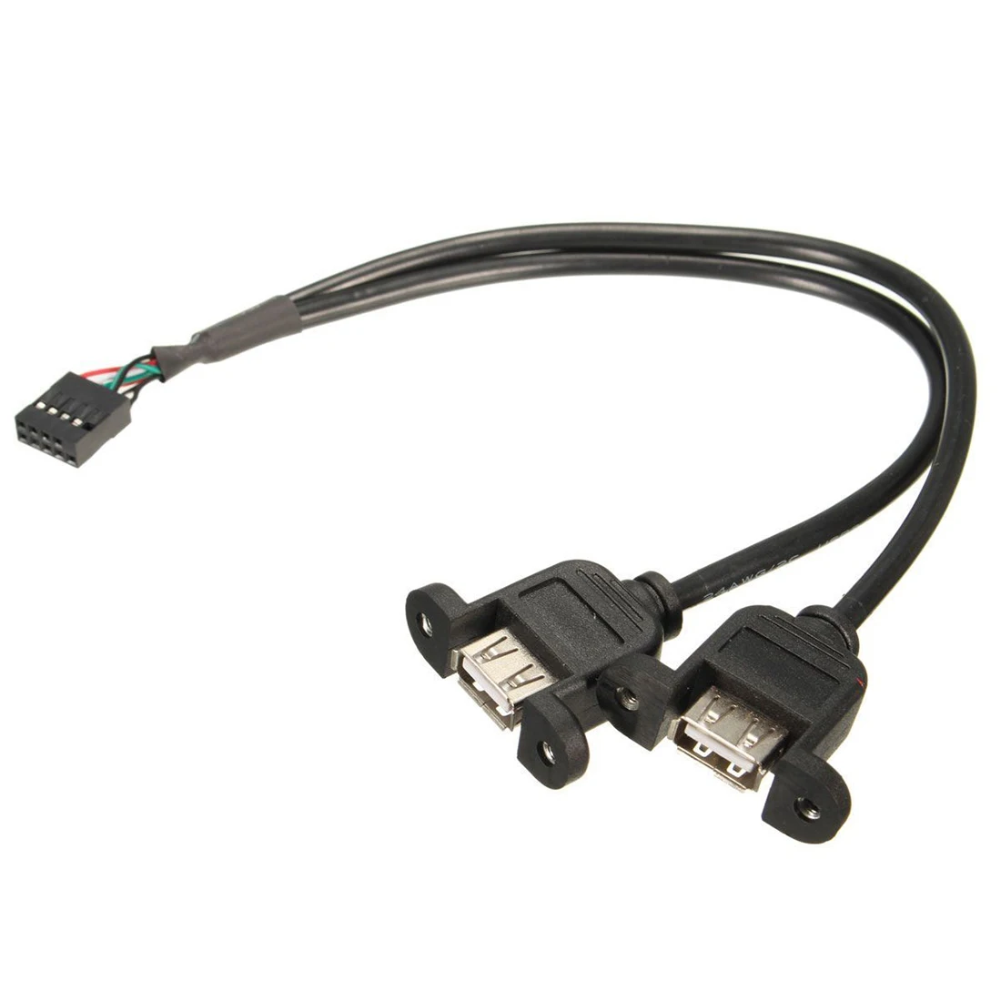 9 Pin к двойному USB 2 0 Type A гнездовой адаптер кабель материнская плата|usb a usb|usb usb ausb |