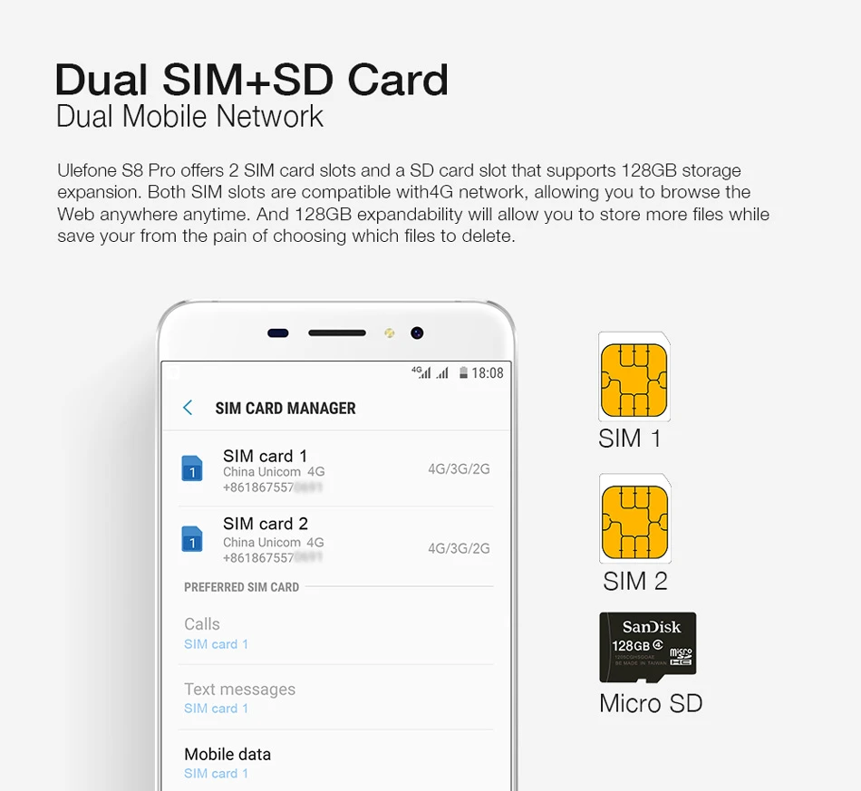 Чехол накладка Ulefone S8 Pro Двойной реальные Камера 4G смартфон 5 3 ''MTK6737 4 ядра 2 Гб