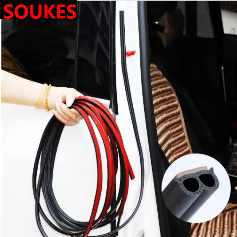 

200cm Rubber Car Door Edge Trim Sealing Strip Sticker For Opel Astra H J G Insignia Mokka Corsa D Vectra Zafira Meriva Infiniti