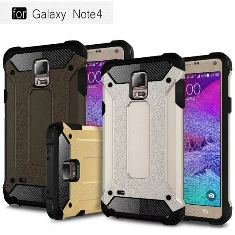 PC + TPU Hybird защитный чехол для Samsung Galaxy Note4 N9100 с защитой от теплового излучения