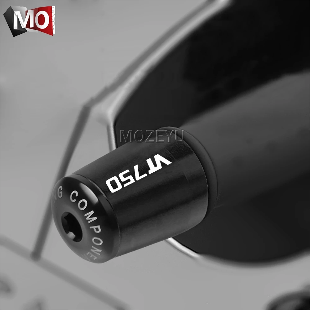 Мотоциклетные ручки 7/8 дюйма 22 мм руль руля ручка Торцевая Крышка для Honda VT750 Aero