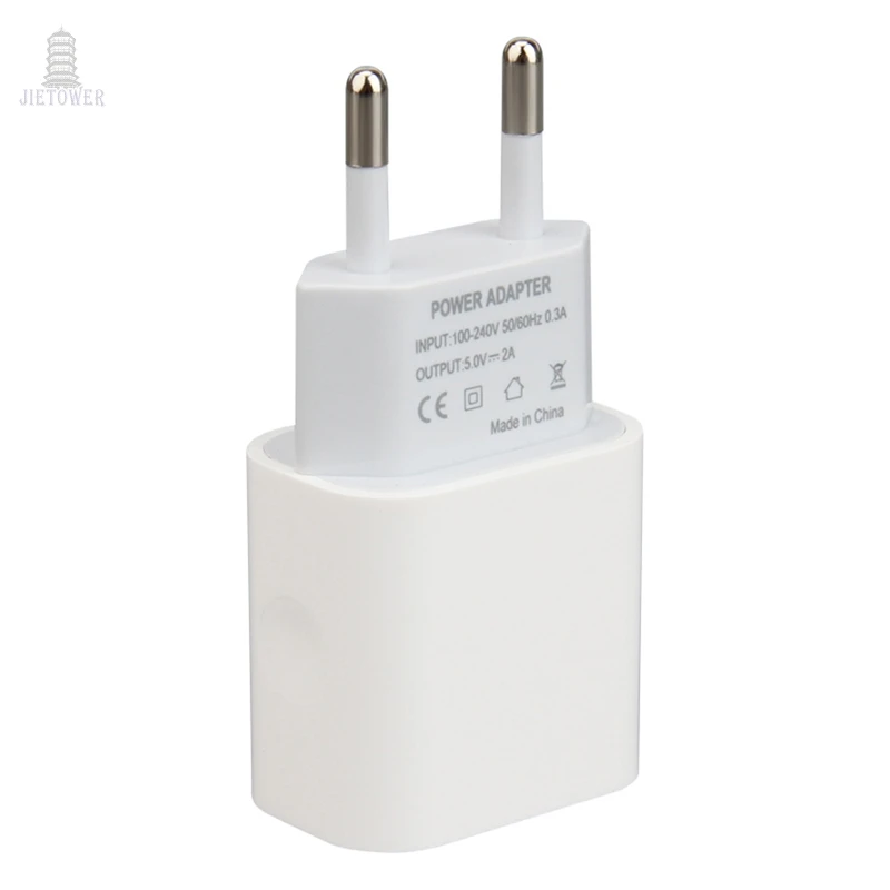 200 шт./лот Dual 2 USB 2usb зарядное устройство для мобильного телефона белое Европейское