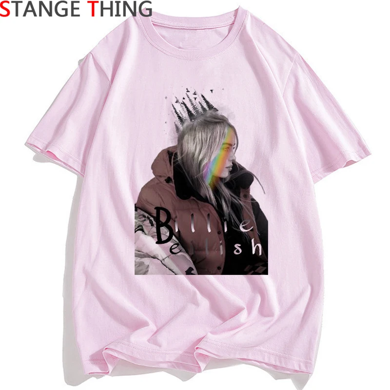 Новинка, Billie Eilish, Мужская футболка, Ретро стиль, хип-хоп стиль, уличная одежда, футболка с забавным принтом, 90 s, футболки для мужчин/женщин