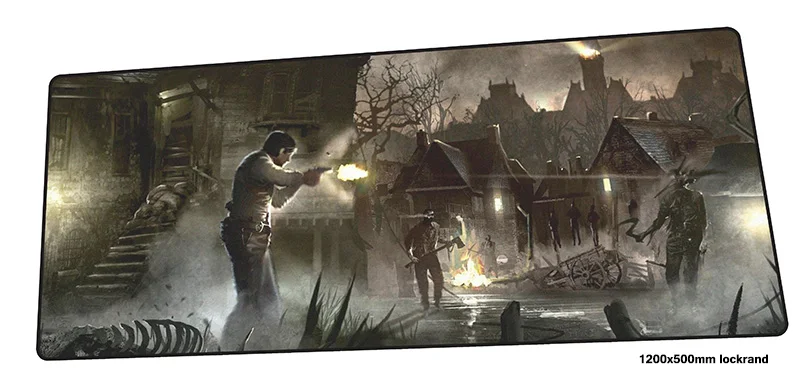 Зло в коврик для мыши с изображением 1200x500 мм High-end игровой геймер Закрытая край