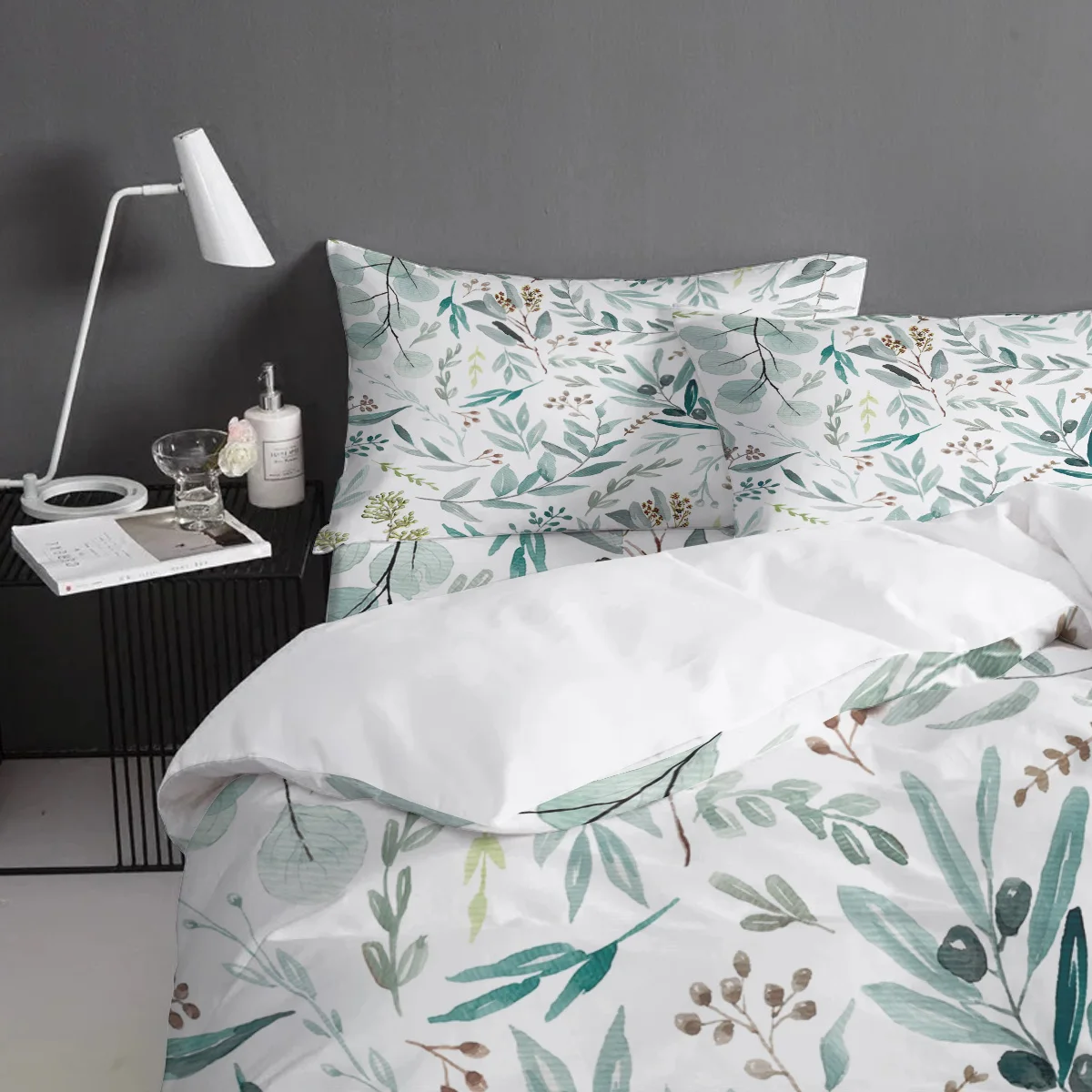 Набор пододеяльников с рисунком эвкалипта простыни пододеяльники наволочки