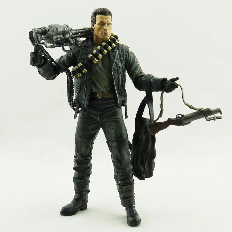 Без коробки) NECA Терминатор 2 фигурка T800 Cyberdyne Showdown ПВХ фигурка игрушка " 18 см MVFG132